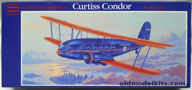 Glencoe 1/82 Curtiss Condor - Argentine Navy / Byrd / American Airways - (ex ITC), 06101 plastic model kit