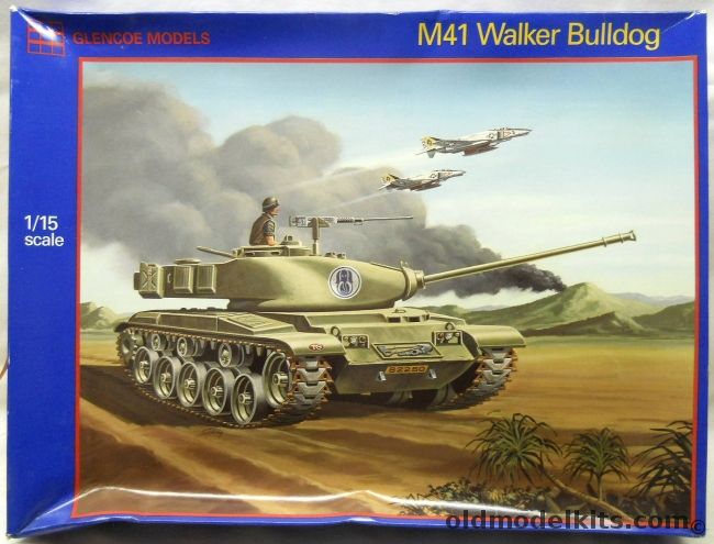 Glencoe 1/15 M41 Walker Bulldog Tank - Suitable for R/C - Austria / Belgium / Brazil / Japan / New Zealand / Taiwan / USA / Vietnam, 09401 plastic model kit