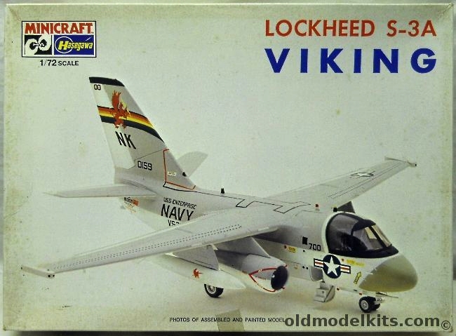 Hasegawa 1/72 Lockheed S-3A Viking - VS-38 USS Enterprise, 1142 plastic model kit