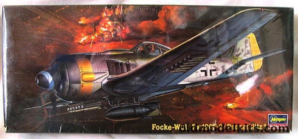 Hasegawa 1/72 Fw190F-9 Panzerblitz 1 - (FW-190 F-9), AP102 plastic model kit