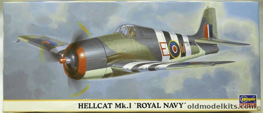 Hasegawa 1/72 Hellcat Mk.I Royal Navy - (F6F), 00262 plastic model kit