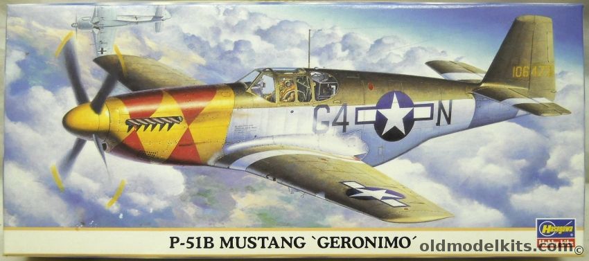 Hasegawa 1/72 P-51B Mustang Geronimo, 00279 plastic model kit