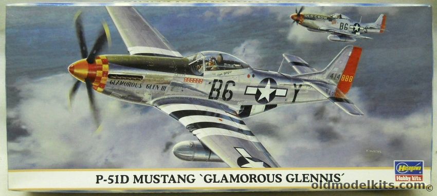 Hasegawa 1/72 P-51D Mustang Glamorous Glennis, 00391 plastic model kit