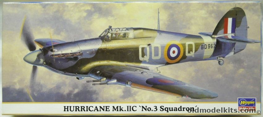 Hasegawa 1/72 Hurricane Mk.IIC No. 3 Squadron, 00620 plastic model kit
