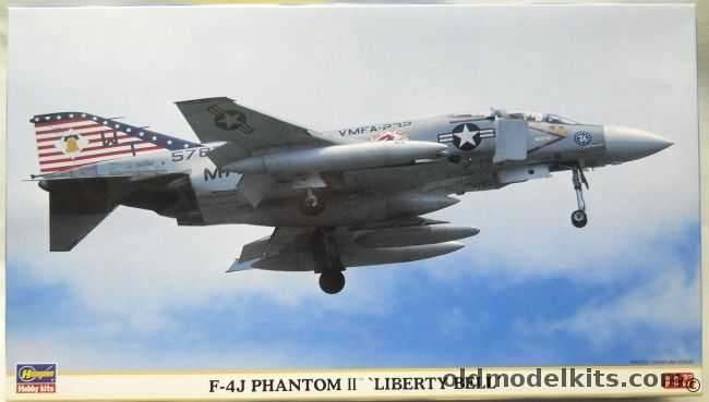 Hasegawa 1/72 F-4J Phantom II Liberty Bell - USMC VMFA-232 Red Devils Iwakuni Air Base 1976, 00712 plastic model kit