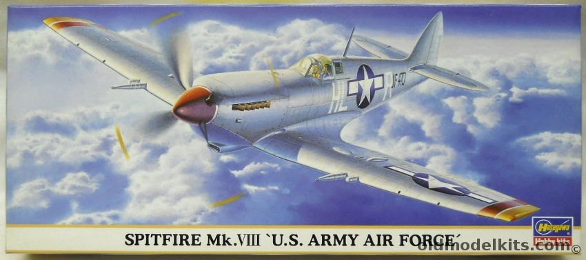 Hasegawa 1/72 Spitfire Mk.VIII US Army Air Force, 00723 plastic model kit