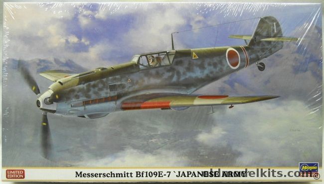 Hasegawa 1/48 Messerschmitt Bf-109E-7 Japanese Army - (Bf109), 07369 plastic model kit