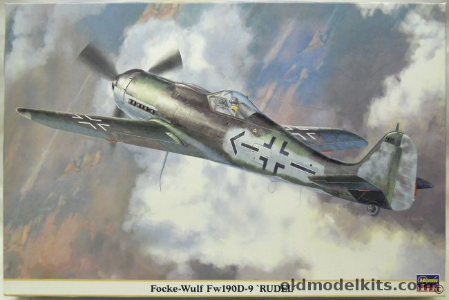 Hasegawa 1/32 Focke-Wulf FW-190 D-9 Rudel - Obeerst Hans-Ulrich Rudel Stab/SG2 Grossenhain Germany April 1945 / Unknown Unit - (FW190D-9), 08143 plastic model kit