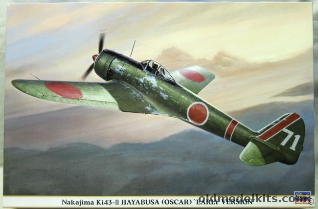 Hasegawa 1/32 Nakajima Ki-43 -II Hayabusa Oscar Early Version, 08175 plastic model kit