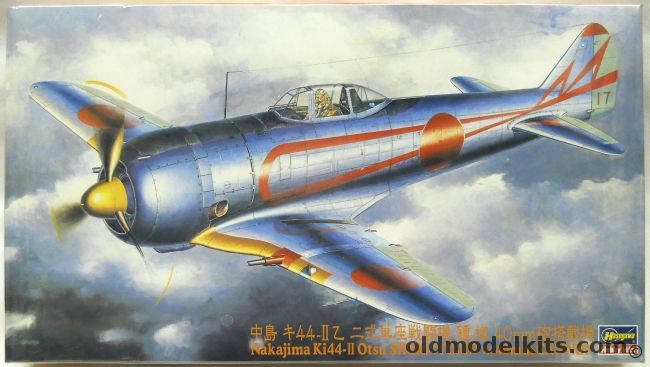 Hasegawa 1/48 Nakajima Ki-44-II Hei Shoki Tojo With 40mm Cannon, 09301 plastic model kit