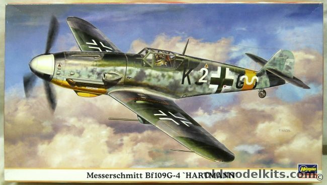 Hasegawa 1/48 Messerschmitt Bf-109 G-4  Hartmann - 7/JG52 1943 / 8/JG53, 09303 plastic model kit