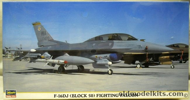 Hasegawa 1/48 F-16DJ Block 50 Fighting Falcon -  Two Seater, 09352 plastic model kit