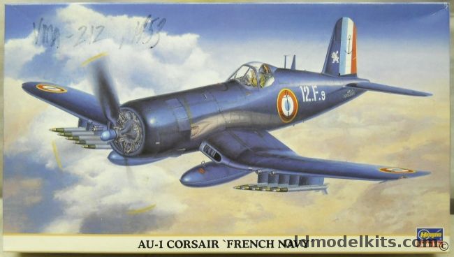 Hasegawa 1/48 AU-1 Corsair - French Navy - Flottille 12F Algeria January 1960 / Flottille 17F Algeria 1961, 09478 plastic model kit