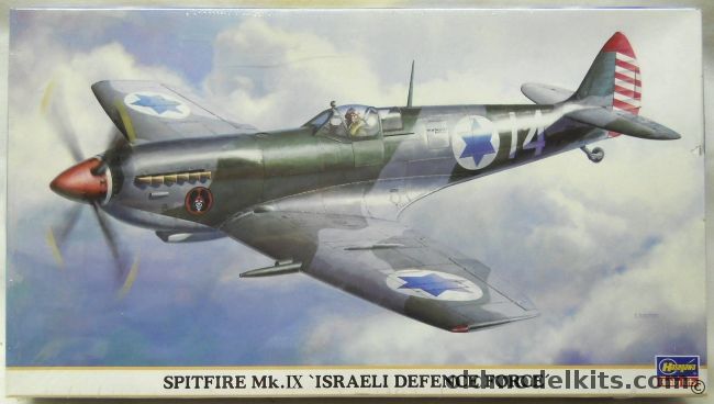 Hasegawa 1/48 Spitfire Mk.IX Israeli Defense Force -  IDF Israeli Air Force, 09506 plastic model kit