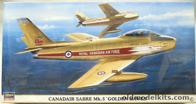 Hasegawa 1/48 Canadair Sabre Mk.5 Golden Hawks - (F86), 09642 plastic model kit