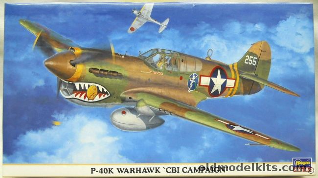 Hasegawa 1/48 P-40K Warhawk CBI Campaign, 09659 plastic model kit