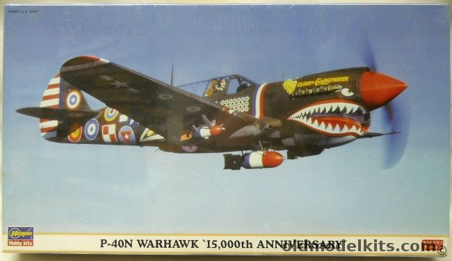 Hasegawa 1/48 P-40N Warhawk 15000 Anniversary, 09740 plastic model kit