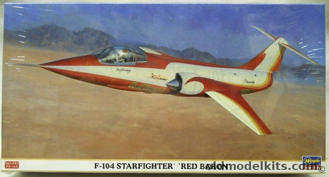 Hasegawa 1/48 F-104 Starfighter Red Baron - Darryl Greenamyer, 09749 plastic model kit