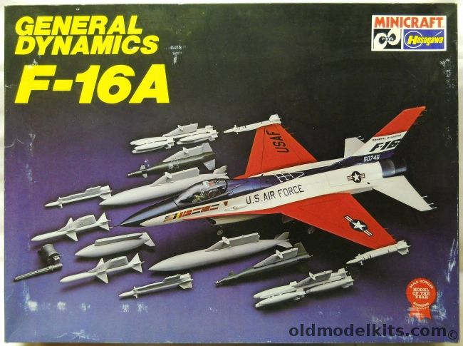 Hasegawa 1/32 General Dynamics F-16A - Prototype #1 or #2 'Service' Gray Paint and Markings, 100 plastic model kit