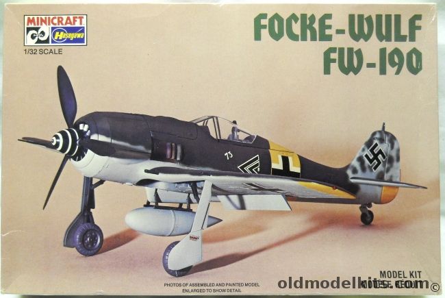Hasegawa 1/32 Focke-Wulf FW-190 - A5-A3 / A7-R3 / A8-R3 / G-3, 1060 plastic model kit