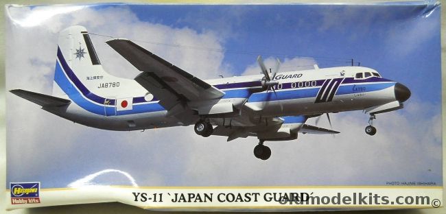 Hasegawa 1/144 YS-11 Japanese Coast Guard - Maritime Safety Agency, 10641 plastic model kit