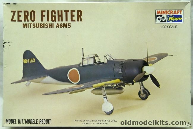 Hasegawa 1/32 Mitsubishi Zero A6M5, 1070 plastic model kit