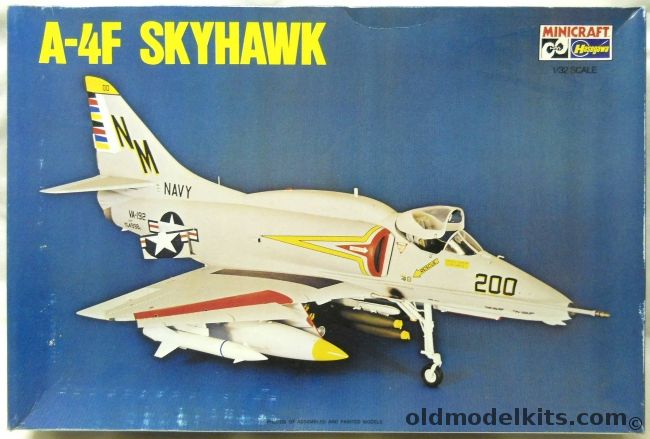 Hasegawa 1/32 A-4F Skyhawk - Builds A-4E or F Versions - US Navy VA-192, 1109 plastic model kit