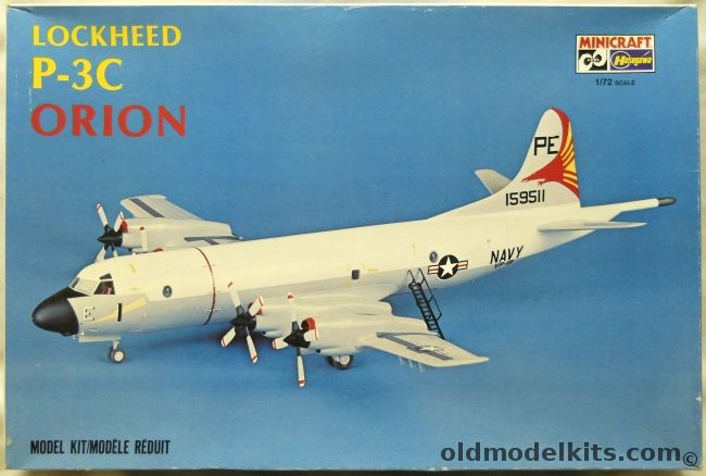 Hasegawa 1/72 P-3C Orion - RCAF (Canadian) or US Navy VP-19, 1147 plastic model kit
