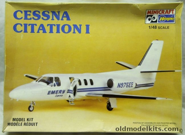 Hasegawa 1/48 Cessna Citation I - Emery N975EE / N2200A / Japanese Aircraft, 1168 plastic model kit