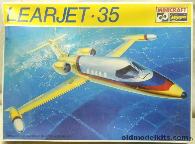 Hasegawa 1/48 Gates Learjet 35, 1169 plastic model kit