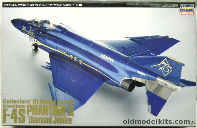 Hasegawa 1/48 F-4S Phantom II Diamond Jubilee High Grade - With Super Scale Aftermarket F-4 Phantom Walkways USN / USMC #48-260, CH10 plastic model kit