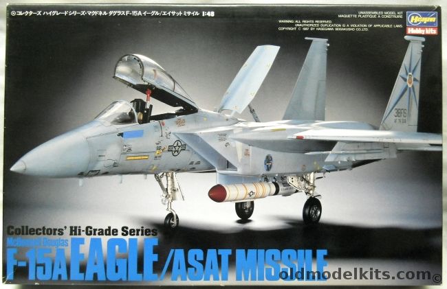 Hasegawa 1/48 F-15A Eagle with ASAT Missile - Collectors Hi-Grade Series, CH11 plastic model kit
