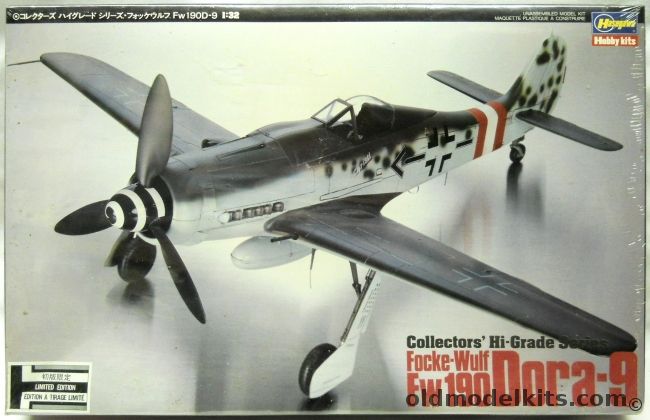 Hasegawa 1/32 Focke-Wulf FW-190 D-9 Collector's High-Grade Issue - (FW190D9), CH3 plastic model kit