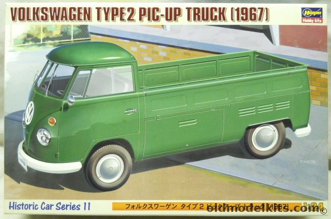 Hasegawa 1/24 Volkswagen Type 2 Pic-Up Truck 1967, HC-11 plastic model kit