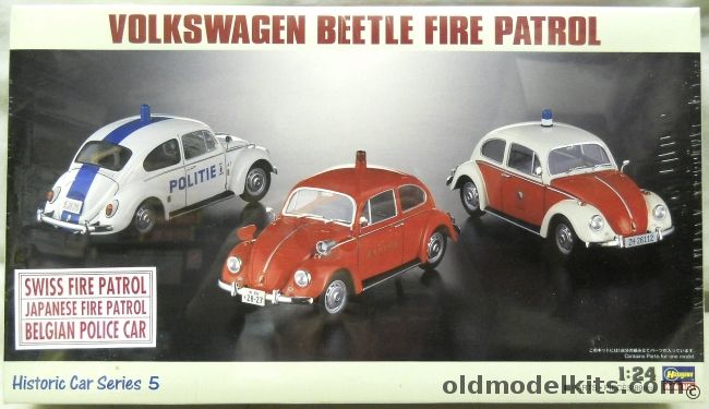 Hasegawa 1/24 Volkswagen Beetle Fire Patrol - Swiss / Japanese / Belgian, HC-5 plastic model kit