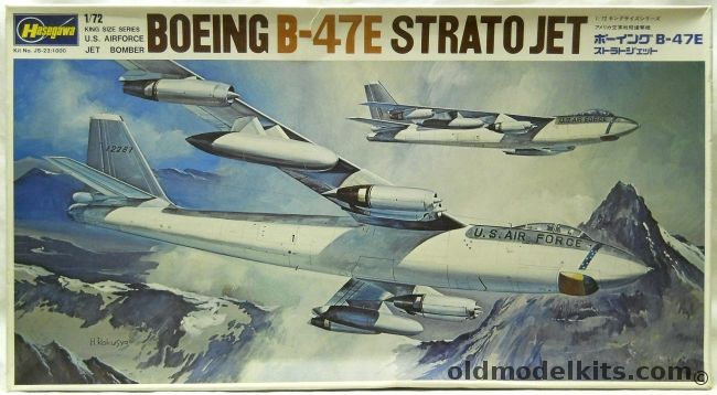 Hasegawa 1/72 Boeing B-47E Stratojet - USAF SAC, JS-23 plastic model kit