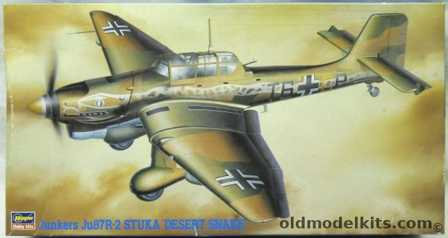 Hasegawa 1/48 Junkers Ju-87 R-2 Stuka Desert Snake, JT114 plastic model kit