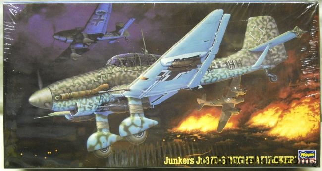 Hasegawa 1/48 Junkers Ju-87 D-8 Stuka Night Attacker - (Ju87D8), JT179 plastic model kit