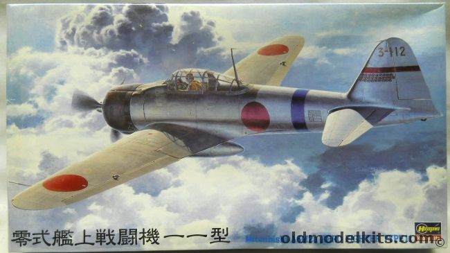 Hasegawa 1/48 Mitsubishi A6M2a Zero Fighter Type 11 - 12th Flying Group / 12th Group Lt Minoru  Suzuki (2 Aircraft) / 12th Group NAP 1/C Saburo Sakai, JT42 plastic model kit