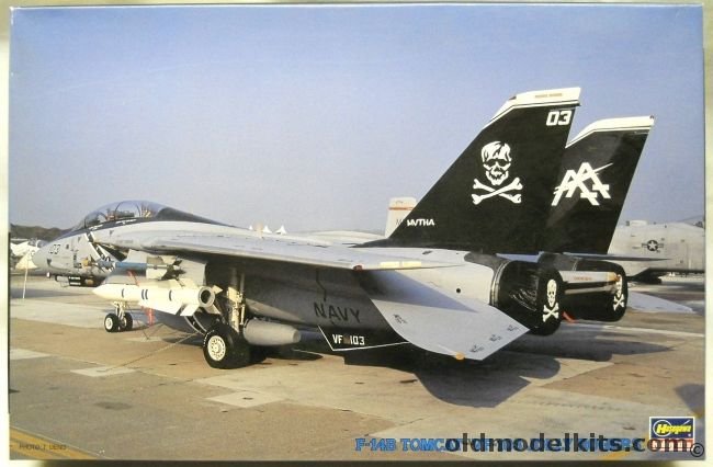 Hasegawa 1/72 F-14B Tomcat VF-103 Jolly Rogers, K136 plastic model kit
