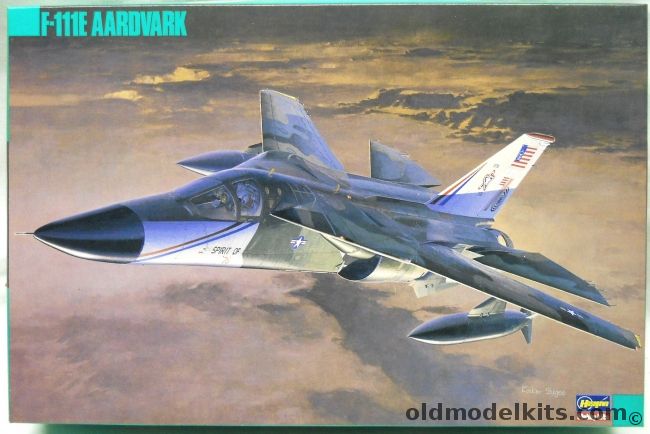 Hasegawa 1/72 General Dynamics F-111E Aardvark Bicentennial - 20th TFW USAFE / 77th TFS 20th TFW USAFE, K36 plastic model kit