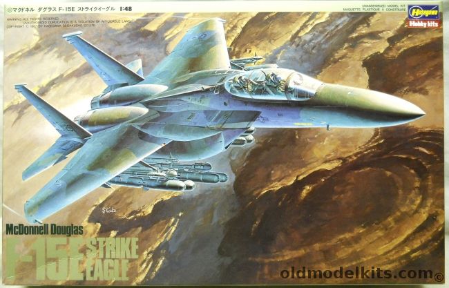 Hasegawa 1/48 McDonnell Douglas F-15E Strike Eagle, P8 plastic model kit