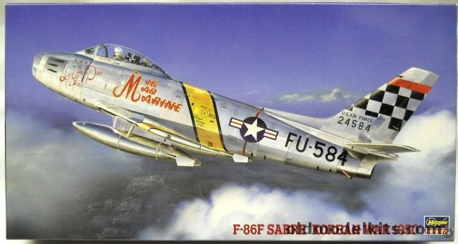 Easy Model 1/72 USAF F-86F30,39FS/51 FW,Flown by Chrles McSain.Kroea,1953 #37104 