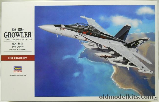 Hasegawa 1/48 EA-18G Growler - ECM Aircraft, PT52 plastic model kit