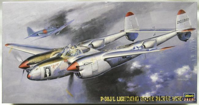 Hasegawa 1/48 Lockheed P-38J/L Lightning South Pacific Aces, SL4 plastic model kit