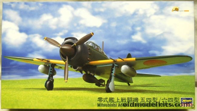 Hasegawa 1/48 Mitsubishi A6M8 Zero Fighter Type 54 / 64, SP206 plastic model kit