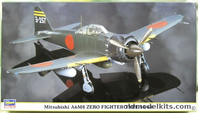 Hasegawa 1/48 Mitsubishi A6M8 Zero Fighter Type 54 / 64, SP247 plastic model kit