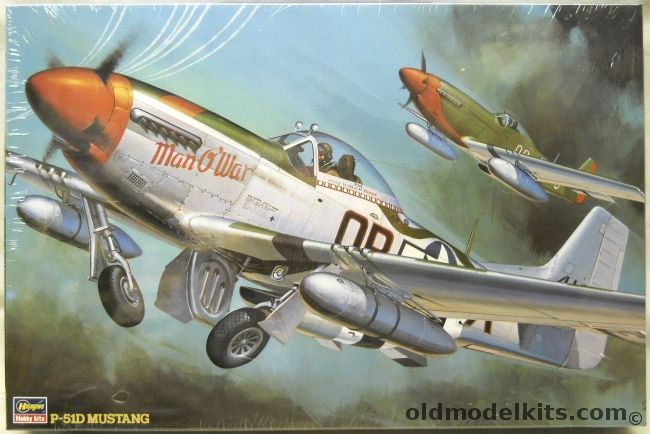 Hasegawa 1/32 P-51D Mustang - 'Man 'O War' 334 FS 4FG 8AF Lt. Kinnard / 'Helen' 317FS 325FG 15AF Maj. Fiedler / 355th FG Butch Baby, ST5 plastic model kit