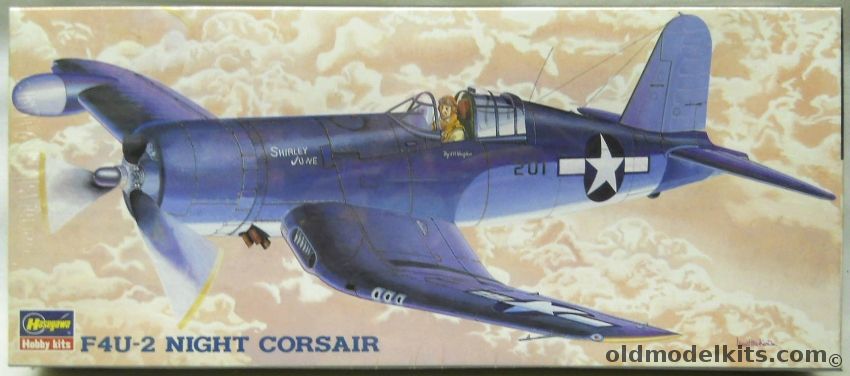 Hasegawa 1/72 F4U-2 Night Corsair - Shirley June VMF(N)-532 US Marines - (F4U), AP111 plastic model kit