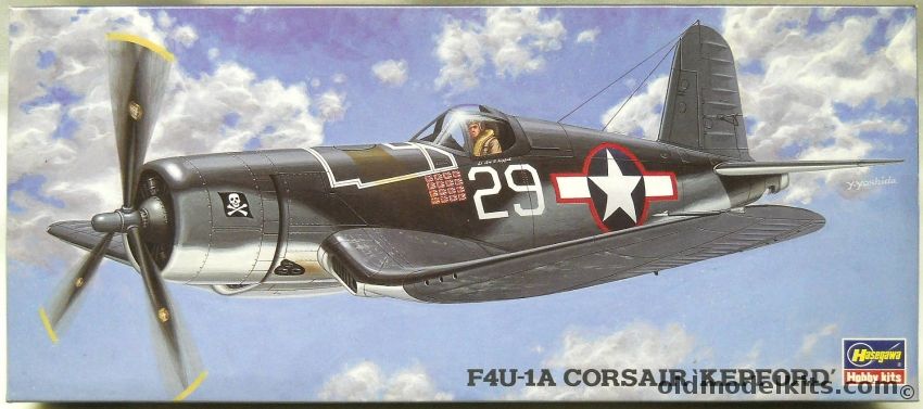 Hasegawa 1/72 F4U-1A Corsair Kepford - (F4U Ace Ira Kepford), AP130 plastic model kit